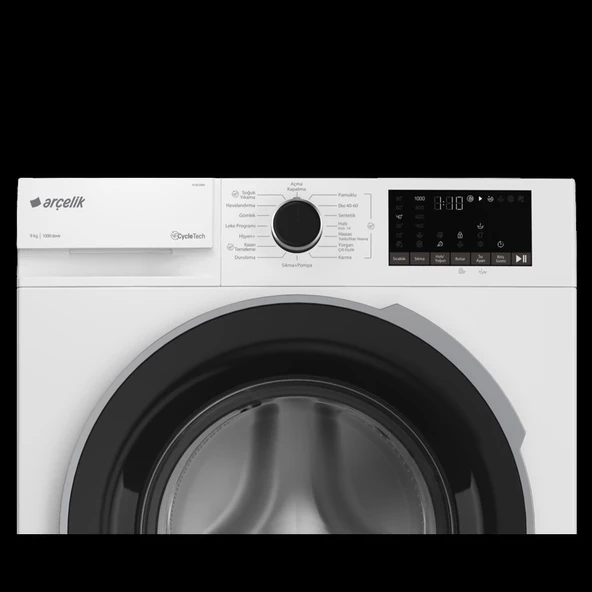 Arçelik 9100 DMX 1000 Devir 9 Kg Çamaşır Makinesi - 4