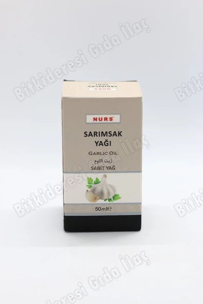 NURS LOKMAN SARIMSAK YAĞI 50 ML SAF VE SOĞUK SIKIM