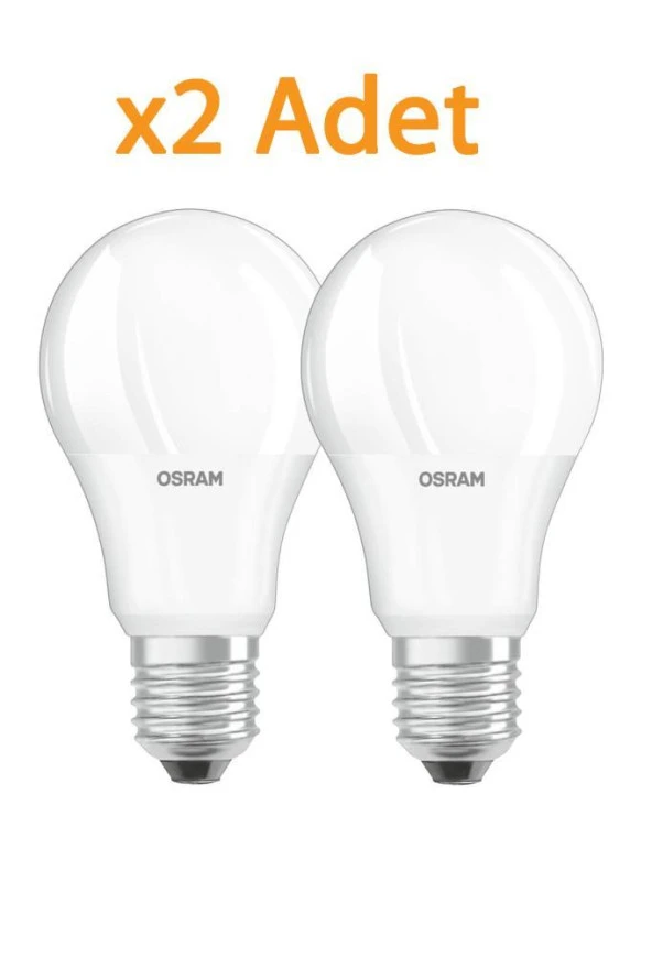 Osram 10W(75W) E27 Led Ampul 2700K Sarı (2 Adet) 1055 Lümen ürün görseli