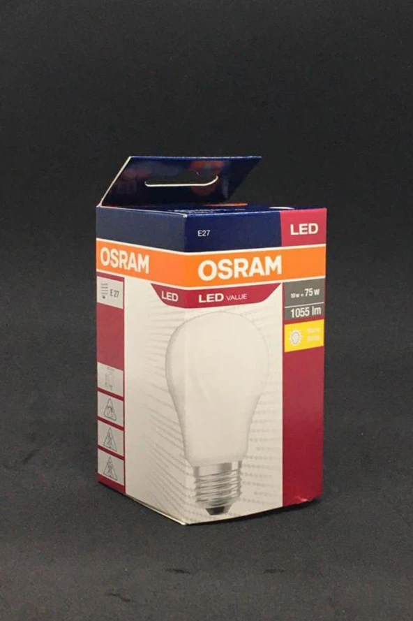 Osram 10W(75W) E27 Led Ampul 2700K Sarı (2 Adet) 1055 Lümen - Resim 2