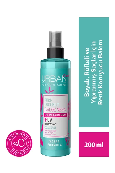 Urban Care Pure Coconut & Aloe Vera Sıvı Saç Kremi 200 ml - 3