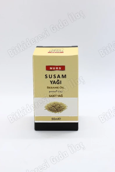 NURS LOKMAN SUSAM YAĞI 50 ML SAF VE SOĞUK SIKIM