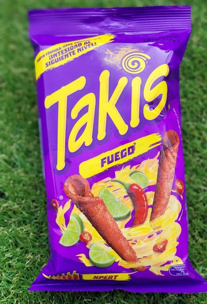 TAKİS FUEGO (KIRMIZI ACI BİBER VE MİSKET LİMON AROMALI MISIR CİPSİ)