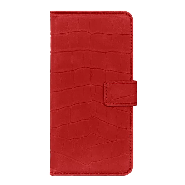 iPhone 6 / 6s Kılıf Kroko Desen Kapaklı Cüzdanlı - 5