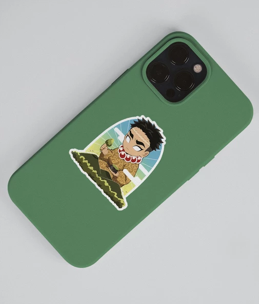 Demon Slayer Gyomei Himejima - Tengen Uzui 2 Li Set Anime Sticker Çıkartma - 4