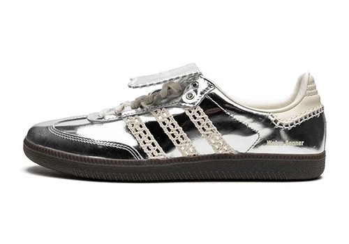 adidas x Wales Bonner Samba Silver - Resim 2