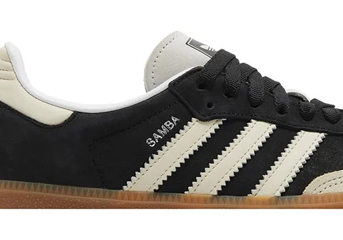 Adidas Samba Black Wonder White - Resim 5