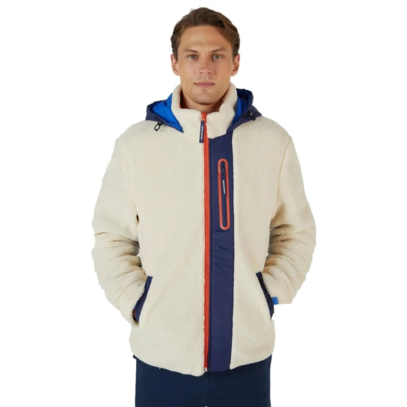 Skechers S242039 M Outdoor Fleece Full Zip Sherpa Erkek Günlük Mont