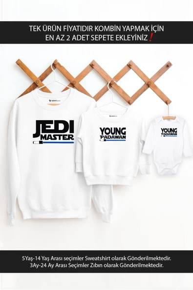 Baba Oğul Jedi Master(TEK ÜRÜN FİYATIDIR KOMBİN YAPMAK İÇİN EN AZ 2 ADET SEPETE EKLEYİNİZ)