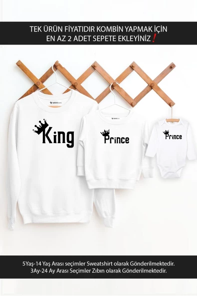 Baba Oğul King Prince(TEK ÜRÜN FİYATIDIR KOMBİN YAPMAK İÇİN EN AZ 2 ADET SEPETE EKLEYİNİZ)