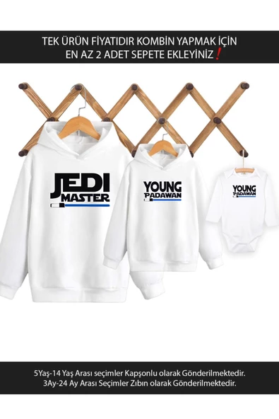 Baba Oğul Jedi Master(TEK ÜRÜN FİYATIDIR KOMBİN YAPMAK İÇİN EN AZ 2 ADET SEPETE EKLEYİNİZ)