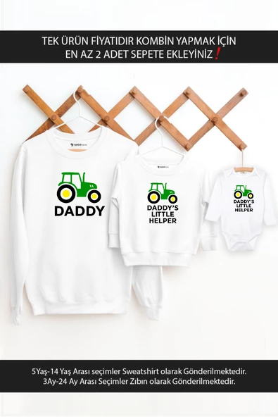 Baba Oğul Kız Traktör Daddy Helper(TEK ÜRÜN FİYATIDIR KOMBİN YAPMAK İÇİN EN AZ 2 ADET SEPETE EKLEYİN