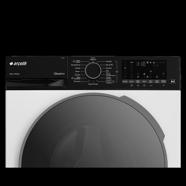Arçelik 12140 MX 1400 Devir 12 Kg Çamaşır Makinesi - 6
