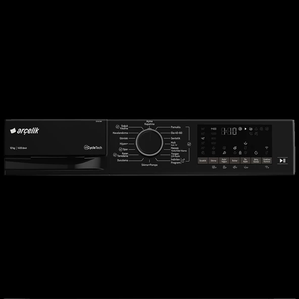 Arçelik 12140 MX 1400 Devir 12 Kg Çamaşır Makinesi - 7