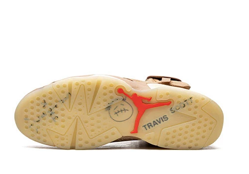 Nıke Aır Jordan 6 Retro Travis Scott British Khaki - Resim 5
