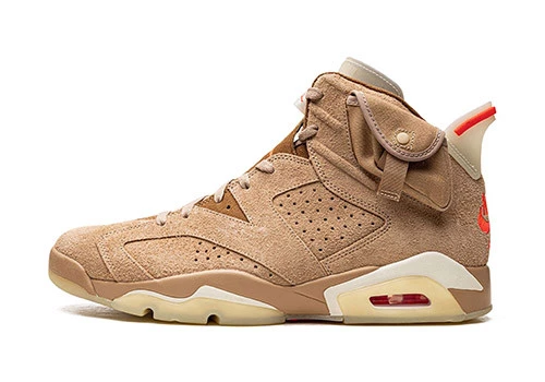 Nıke Aır Jordan 6 Retro Travis Scott British Khaki - Resim 2