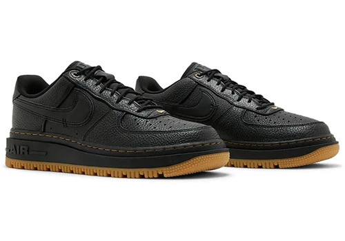 Nike AF1 luxe black gum - Resim 2