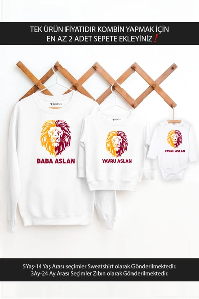 Leon Baba Yavru Aslan Baba Oğul Kız TEK ÜRÜN FİYATIDIR KOMBİN YAPMAK İÇİN EN AZ 2 ADET SEPETE EKLE