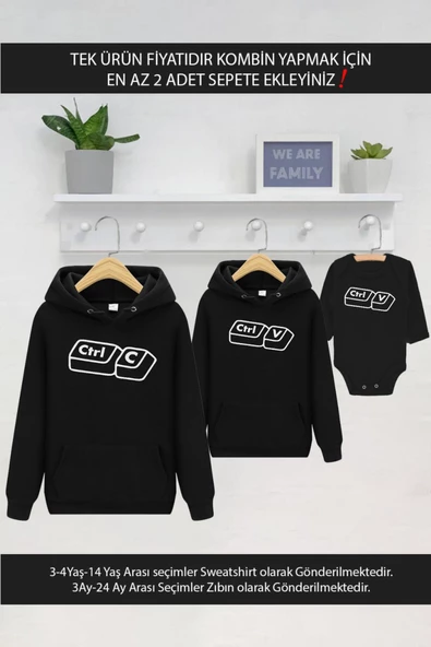 Ctrl-C Ctrl-V Baba Oğul Kız (TEK ÜRÜN FİYATIDIR KOMBİN YAPMAK İÇİN EN AZ 2 ADET SEPETE EKLEYİNİZ)