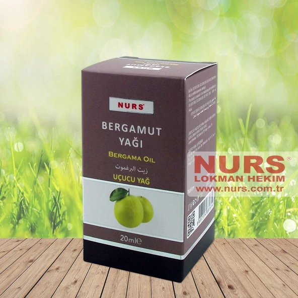 NURS LOKMAN BERGAMUT YAĞI 20 ML SAF VE SOĞUK SIKIM