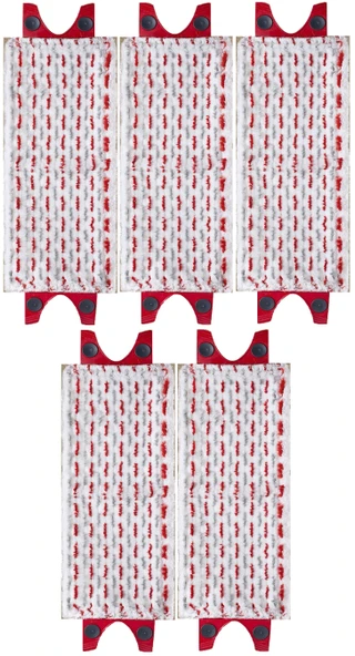 Vileda Ultramat Mikrofiber Yedek Mop (5 Li Set) - 1