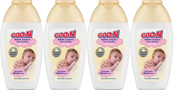 Goon Nemlendirici Bebek Bakım Losyonu 200ML (4 Lü Set)