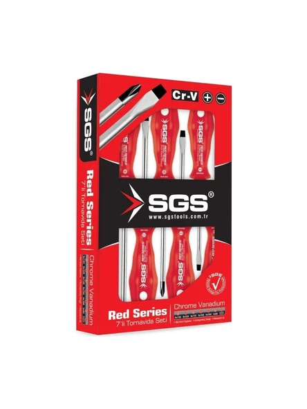 Sgs 1040 Red Series 7'li Tornavida Seti