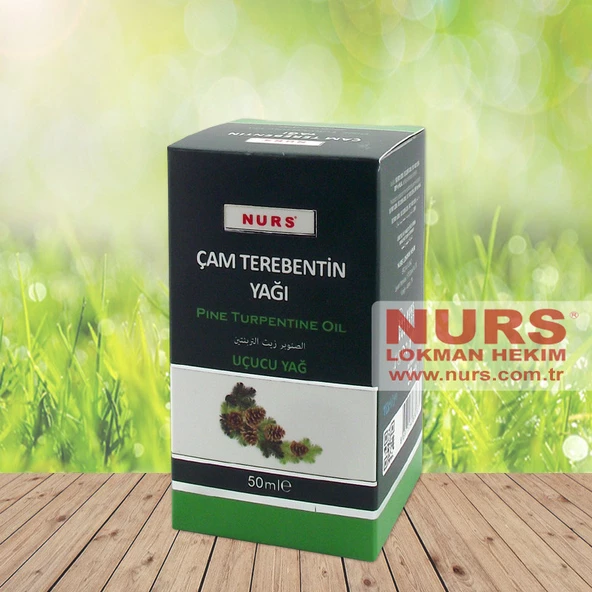 NURS LOKMAN ÇAM TEREBENTİN YAĞI 50 ML SAF VE SOĞUK SIKIM