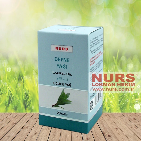NURS LOKMAN DEFNE YAĞI 20 ML SAF VE SOĞUK SIKIM