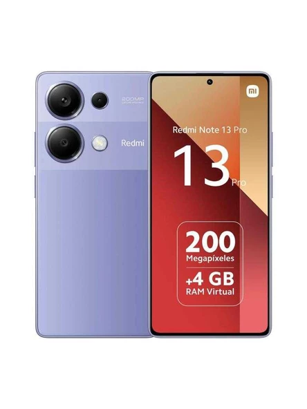 Xiaomi Redmi Note 13 Pro 256 GB 8 GB Mor (KVK Türkiye Garantili)