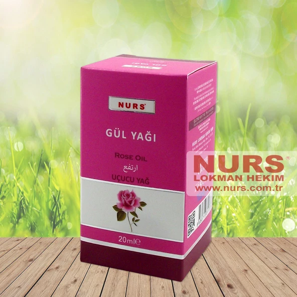 NURS LOKMAN GÜL YAĞI 20 ML SAF VE SOĞUK SIKIM