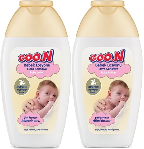 Goon Nemlendirici Bebek Bakım Losyonu 200ML (2 Li Set)