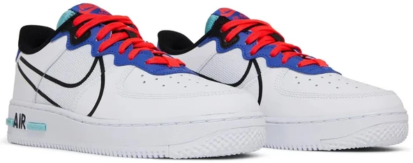 Nike Air Force 1 React Astronomy Blue Laser Crimson - Resim 3