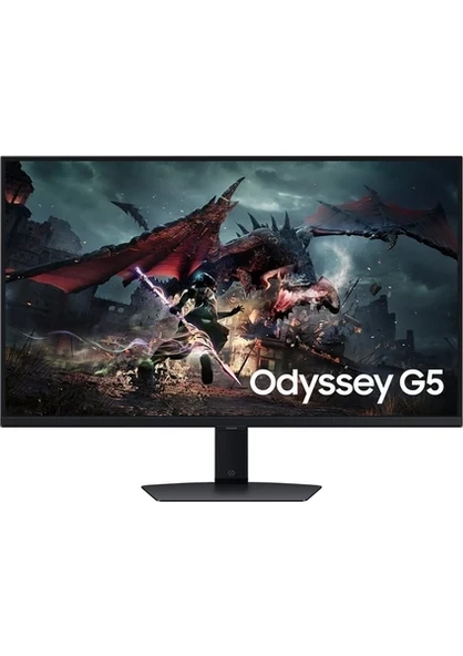 Samsung Odyssey G5 LS32DG500EUXUF 32" 1 ms 2K Pivot IPS 180 Hz Oyuncu Monitörü - Resim 1