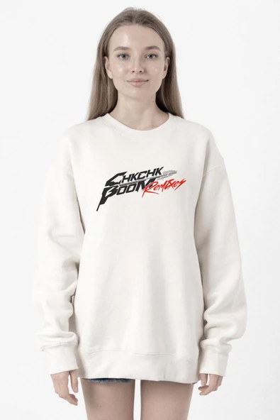 Stray Kids Chk Chk Boom Beyaz Kadın 2ip Sweatshirt ürün görseli