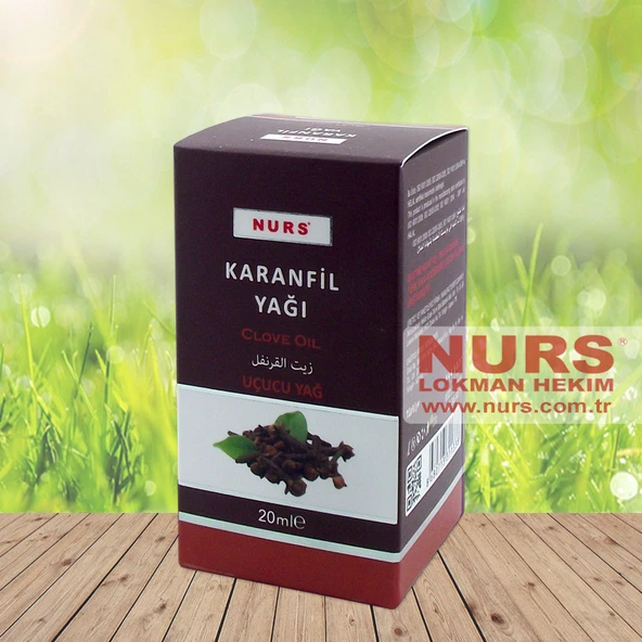 NURS LOKMAN KARANFİL YAĞI 20 ML SAF VE SOĞUK SIKIM