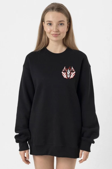 Beyblade Pegasus Minimalist Siyah Kadın 2ip Sweatshirt