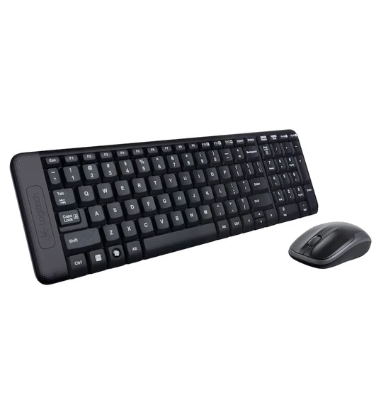Logitech MK220 Kablosuz Türkçe Klavye Mouse Seti - Siyah - 2
