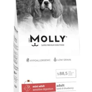 Molly Mini Adult Kuzu Etli Yaban Mersinli Yetişkin Köpek Maması 2 Kg