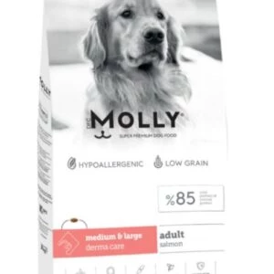 Molly Medium Large Adult Somonlu Yetişkin Köpek Maması 2 Kg - Sağlıklı Cilt ve Güçlü Bağışıklık