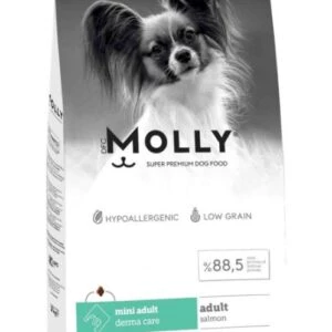 Molly Mini Adult Somonlu Yetişkin Köpek Maması 2 Kg - Sağlıklı Tüyler ve Güçlü Kaslar