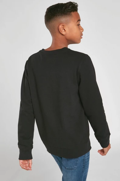 Ghost Of Tsushima Samurai Mask Siyah Çocuk 2ip Sweatshirt - 1