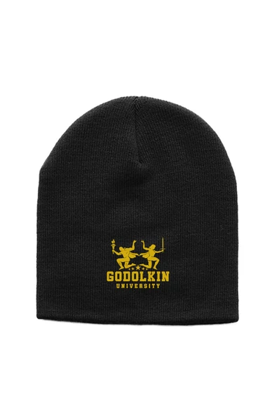 Gen V Godolkin University Logo Siyah Örme Bere