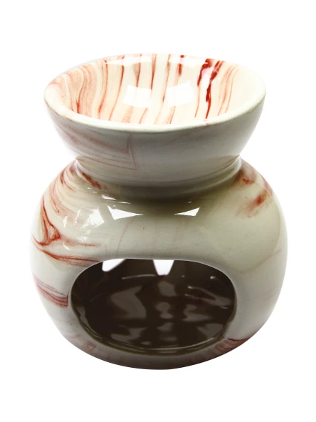 Lotus Çiçeği Seramik Dekoratif Buhurdanlık eshabukb - 4