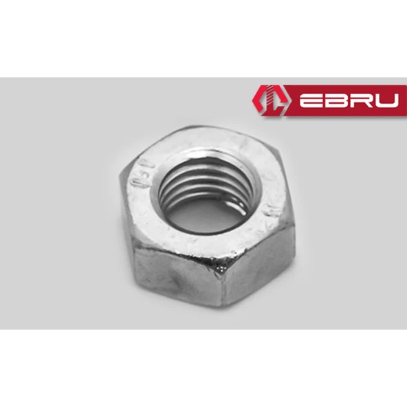 Ebru Altıköşe Somun M8 - 50 Adet