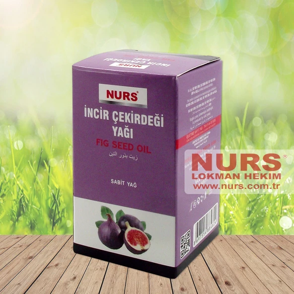NURS LOKMAN  İNCİR ÇEKİRDEĞİ YAĞI 30 ML SAF VE SOĞUK SIKIM