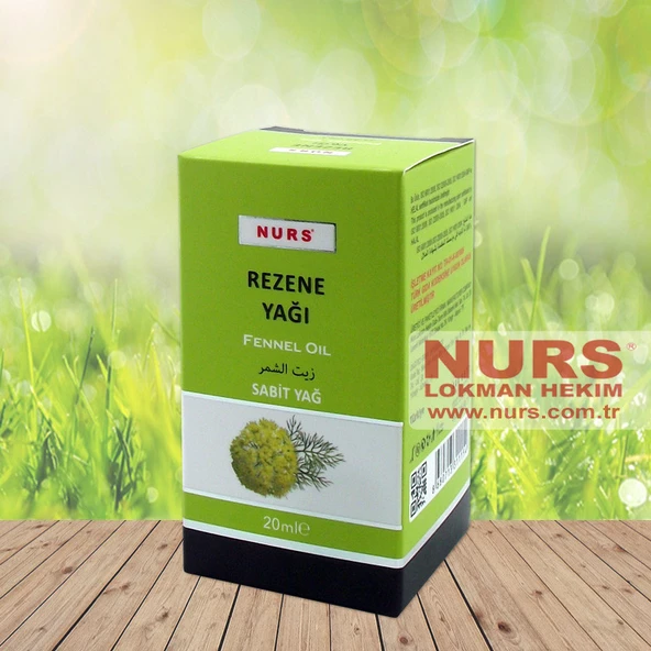 NURS LOKMAN REZENE YAĞI 20 ML SAF VE SOĞUK SIKIM