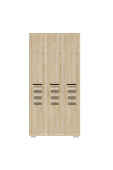 DEMONTE DECOR ASİMO C 3 KAPAKLI GARDIROP SAFİRMEŞE - 3