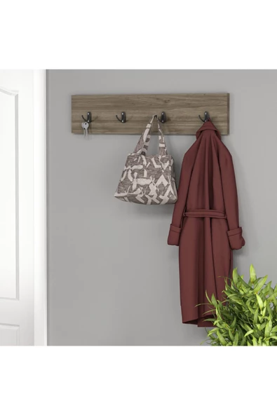 DEMONTE DECOR Elina Askılık Ceviz - Ceviz