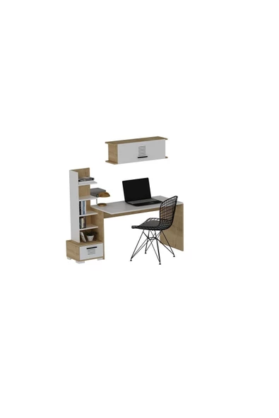 DEMONTE DECOR Asimo Çocuk Genç Odası Takımı (P-T-C) Safirmeşe-beyaz - 6